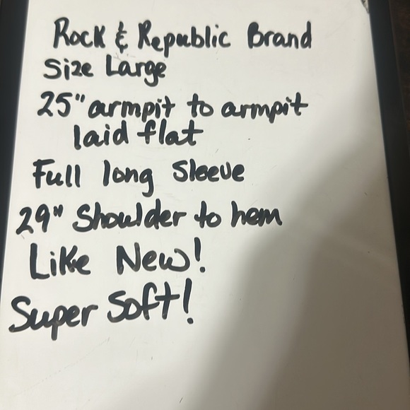 Rock & Republic brand size Large Women’s Sweater - Picture 5 of 15